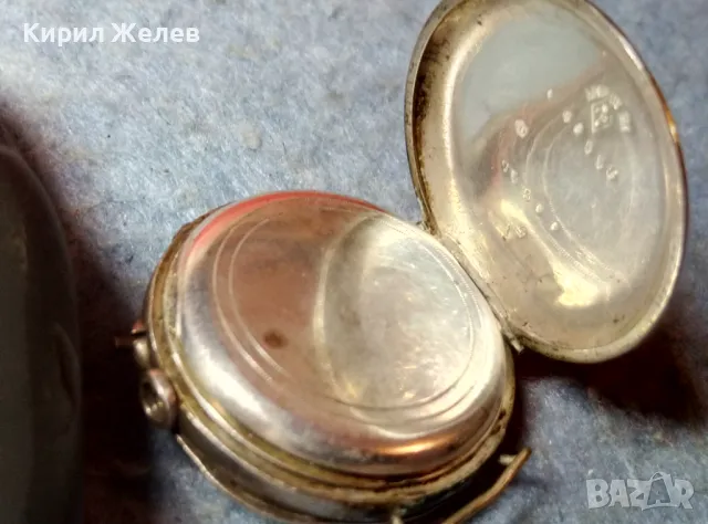 Старинен ШВЕЙЦАРСКИ СРЕБЪРЕН ДЖОБЕН ЧАСОВНИК ВИСОКА ПРОБА СРЕБРО РЕТРО ОРНАМЕНТИКА РЯДЪК 27312, снимка 9 - Антикварни и старинни предмети - 48289082