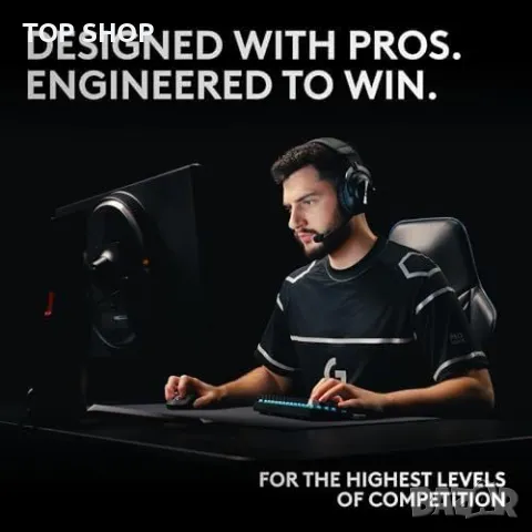 Нова Logitech PRO X 60 LIGHTSPEED Механична Клавиатура RGB Безжична, снимка 5 - Клавиатури и мишки - 49604535