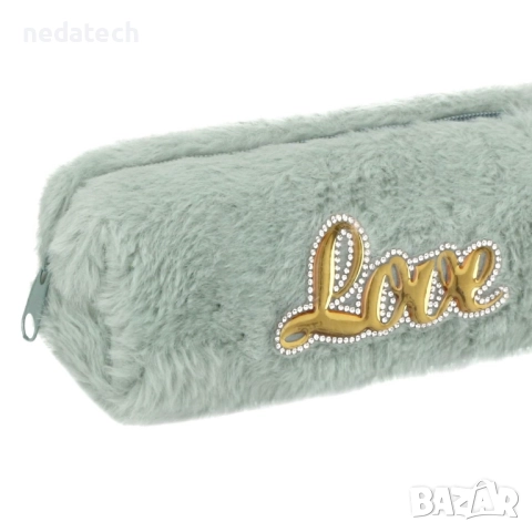 Несесер с надпис  "Любов", 21x7x8см, снимка 2 - Ученически пособия, канцеларски материали - 51587831
