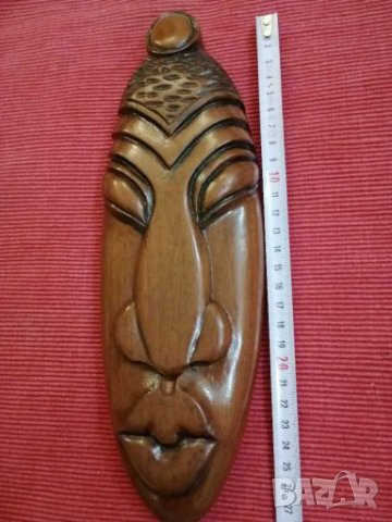 Дървена маска - Куба. , снимка 10 - Статуетки - 28062832