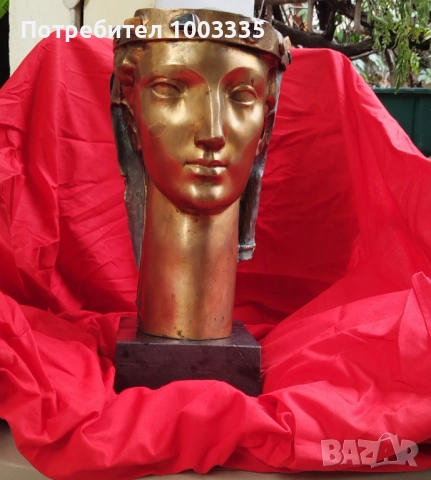 Бронзова пластика -фигура, снимка 2 - Антикварни и старинни предмети - 51462628