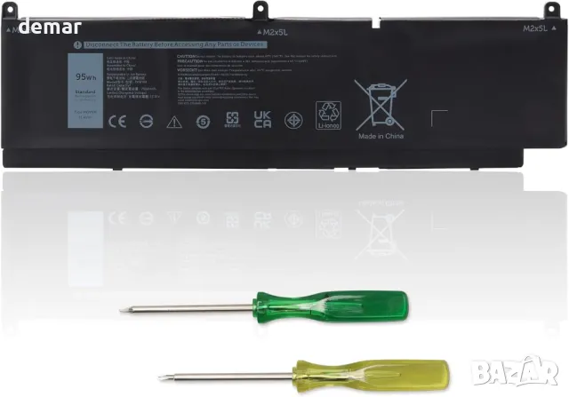 Батерия за лаптоп PKWVM, съвместима с Dell Precision 7550 7750 7560 7760, снимка 1