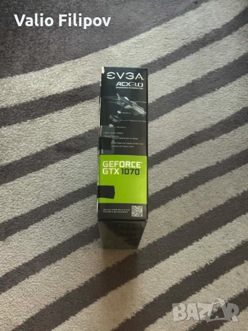 Видеокарта EVGA GeForce GTX 1070 SC 8GB - Като НОВА / Неизползвана, снимка 4 - Видеокарти - 53305350