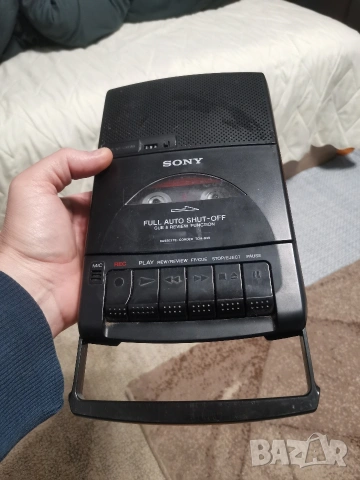 Портативен касетофон Sony cassette corder TCM-939, снимка 5 - Радиокасетофони, транзистори - 53122846