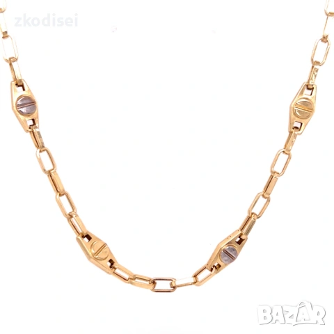 Златен синджир 7,12гр. 58,0см. 14кр. проба:585 модел:36442-3, снимка 3 - Колиета, медальони, синджири - 53022023