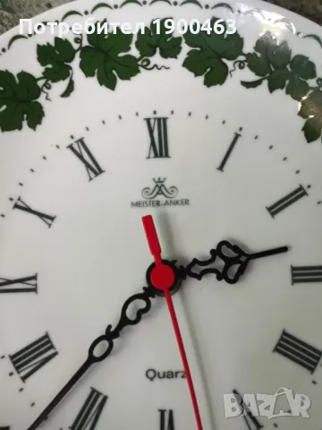 Meister Anker.Порцелан., снимка 6 - Стенни часовници - 50388907