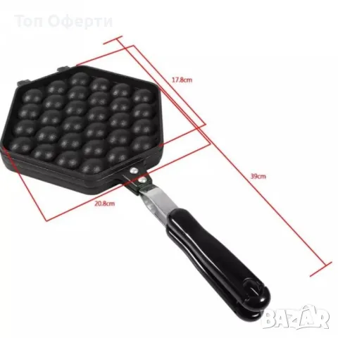 Тиган за гофрети, снимка 3 - Съдове за готвене - 48273988