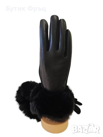 Дамски ръкавици черни