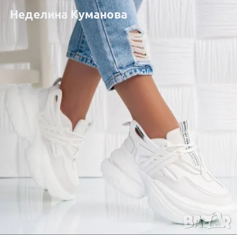 💋 Модерни дамски маратонки , снимка 2 - Маратонки - 49339373