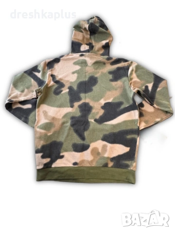 ADIDAS Суитшърт Камуфлаж • Размер M • Тъмнозелен, снимка 2 - Спортни дрехи, екипи - 53218867