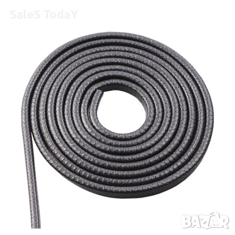 Лайсна за врата, Протектор, с стоманени сегменти, черен, 2,5 м., снимка 2 - Аксесоари и консумативи - 40435215