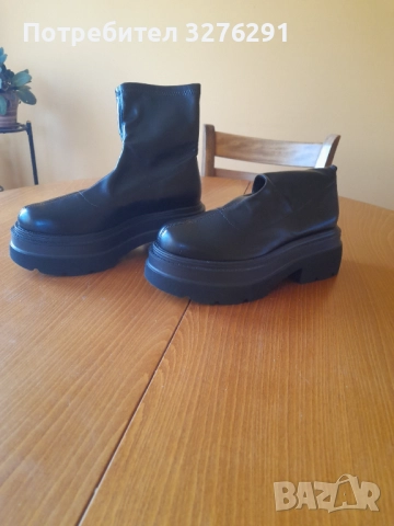 Черни боти р.41, снимка 3 - Дамски боти - 52162560