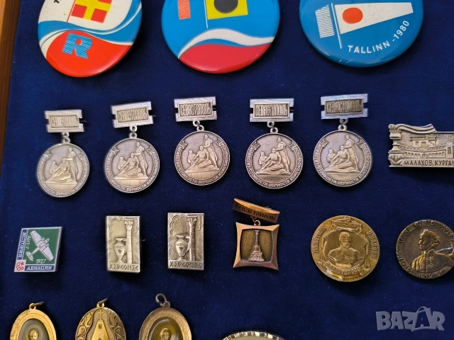 лот от ссср меморабилия олимпиада 1980 значки, снимка 4 - Колекции - 51273800