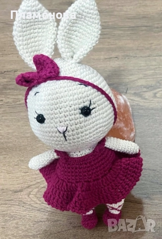 Плетено Зайче Балеринка