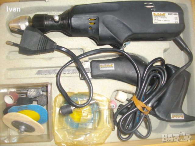 Комплект Мини Зеге-Дрелка-Шлифовалка-8 мм-За Прецизна Работа-Машина 3 в 1-Отлична, снимка 2 - Други инструменти - 33211216