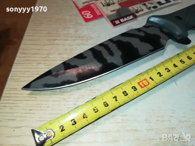 НОЖ 30СМ КАМУФЛАЖЕН ОСТЪР ЯК 1203252030, снимка 7 - Ножове - 49469878