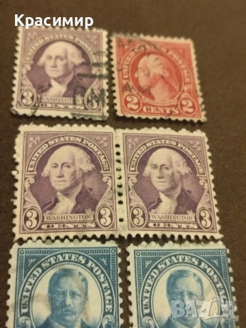 САЩ.Ретро марки., снимка 6 - Филателия - 52426303