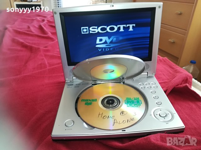 scott portable dvd-внос germany 0905211634, снимка 4 - Плейъри, домашно кино, прожектори - 32812521