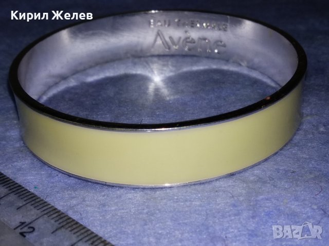 EAU THERMALE Avene МАРКОВА с ПОСРЕБРЯВАНЕ МОДНА ДИЗАЙНЕРСКА АРТ ГРИВНА 37981, снимка 10 - Гривни - 40856299