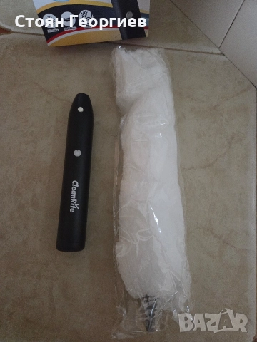 Чисто нова Електрическа четка за прах, Бял, Микрофибър, Въртяща се глава, снимка 2 - Други стоки за дома - 52698164