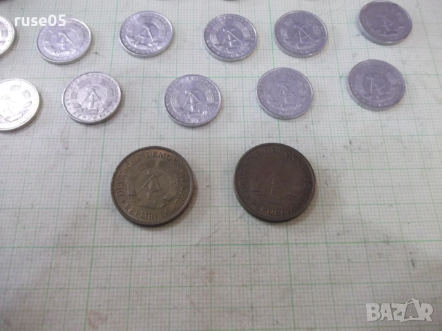 Лот от 26 бр. монети "PFENNIG" от ГДР-DDR, снимка 8 - Нумизматика и бонистика - 51925782