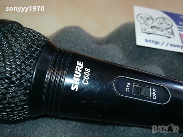 shure c608 profi microphone, снимка 4 - Микрофони - 28588701