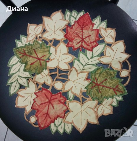 Красиви покривки и салфетки-ръчна бродерия,ръчно плетиво, снимка 15 - Покривки за маси - 28784117