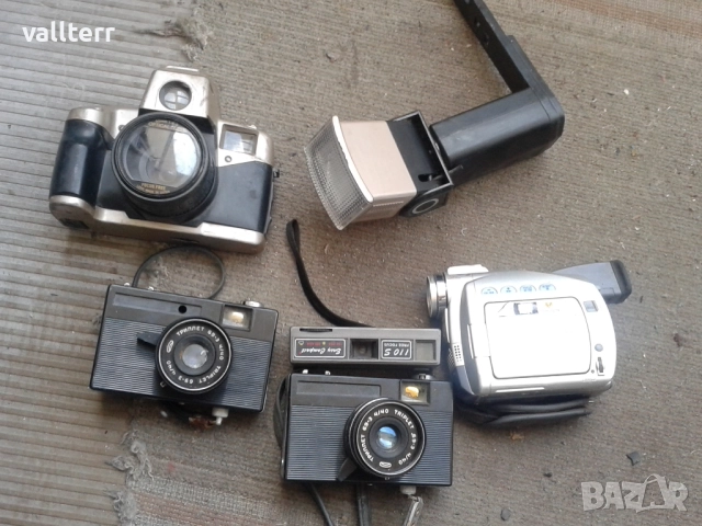  оборудване фотогравско телевизор.диапозитивен апарат ретро уред бинокъл, снимка 7 - Фотоапарати - 51953236