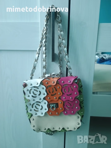 Цветна дамска лятна чанта