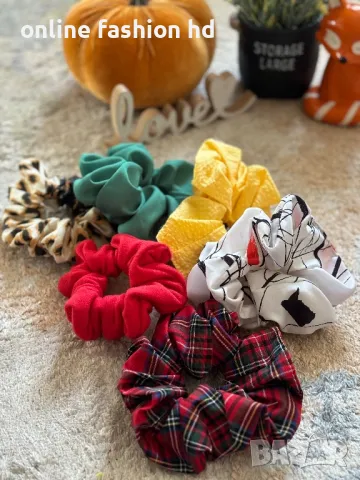 Скрънчита, снимка 13 - Аксесоари за коса - 47377251