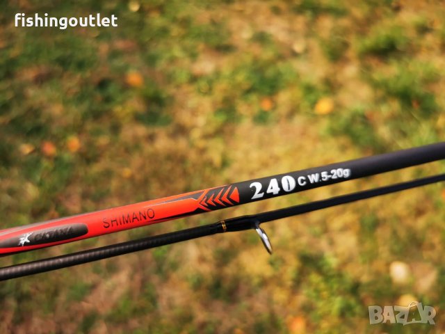 Спининг Shimano Catana 2.40m/5-20gr и 2.70м/15-40гр, снимка 8 - Въдици - 38639266