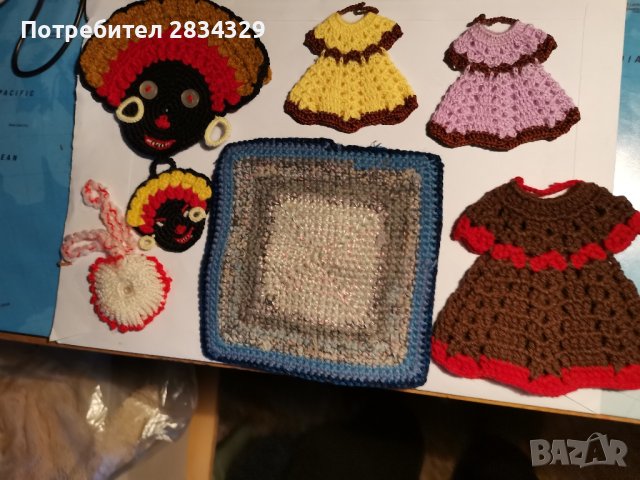 интересни плетени апликации за детски рокличли. , снимка 1 - Детски комплекти - 43854250