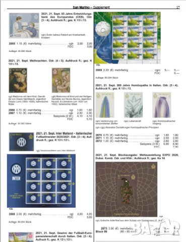 От Михел 11 каталога(компилации)2022 за държави от Европа (на диск), снимка 16 - Филателия - 37485375