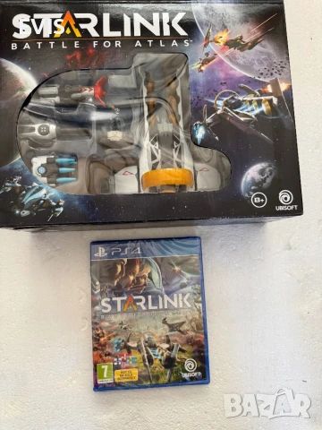 🎮 Продавам нов комплект Starlink: Battle for Atlas за PS4 – с диск и аксесоари! 🌌
