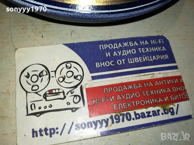 ПЕПЕЛНИК ОТ ФРАНЦИЯ-14СМ-СИН 2512231906, снимка 11 - Антикварни и старинни предмети - 43544874