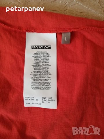 Мъжка блуза Napapijri - Л размер, снимка 3 - Тениски - 34789921