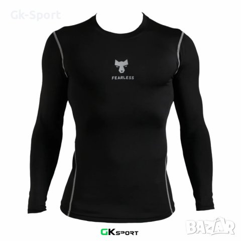 Термоблуза Fearless черна/бяла размер M,L,XL