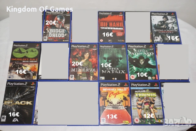 Игри за PS2 Judge Dredd/Die Hard/Black/Beverly Hills Cop/Project Minerva Professional