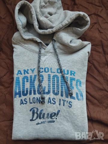 JACK & JONES 100% оригинален мъжки суичър, снимка 2 - Суичъри - 52949713
