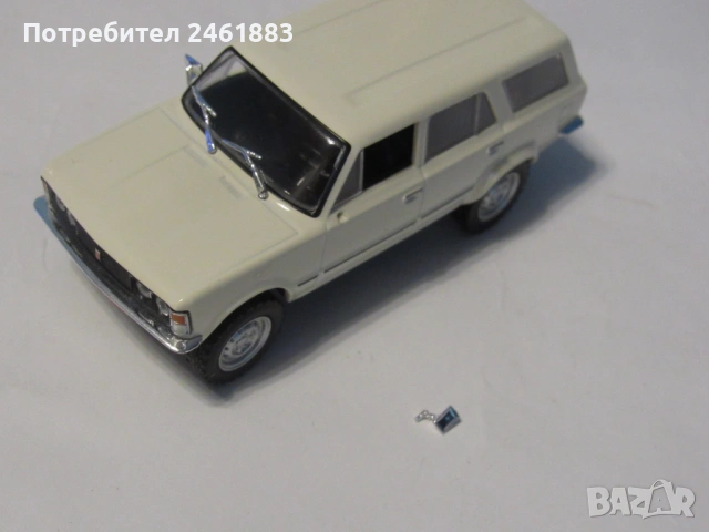1/43 метална колекционерска количка Deagostini/IXO соц Полша Fiat 125P 4x4. Нов, снимка 6 - Колекции - 50530057