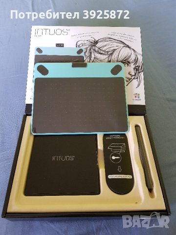 Таблет за рисуване Wacom Intuos Draw НОВ, снимка 2 - Таблети - 43448252