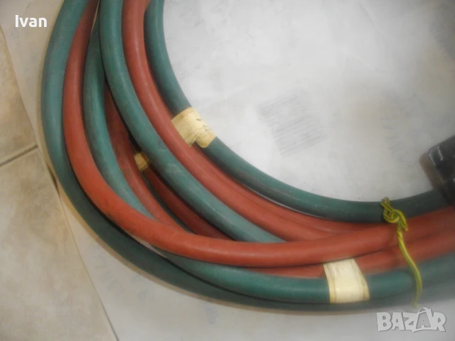 ОКСИЖЕН НЕМСКИ РЕЗАК 50см HORNUNG МАРКУЧИ 2Х5 м РЕДУЦИР ВЕНТИЛИ КИСЛОРОД АЦЕТИЛЕН ОРИГИНАЛНИ МАРКОВИ, снимка 3 - Други инструменти - 51056807