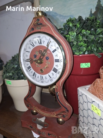 каминен механичен часовник , снимка 2 - Антикварни и старинни предмети - 53191138