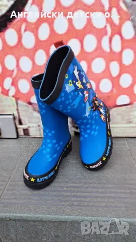 Английски детски гумени ботуши-Sonic, снимка 3 - Детски боти и ботуши - 50322258