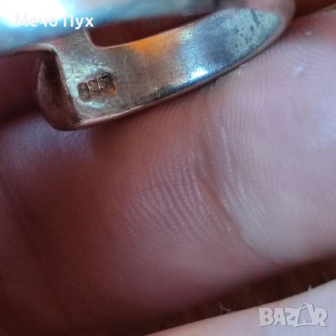 Сребърен пръстен (4), снимка 8 - Пръстени - 40447432
