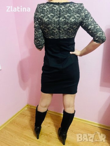 Рокля с ръкав, снимка 3 - Рокли - 43402218