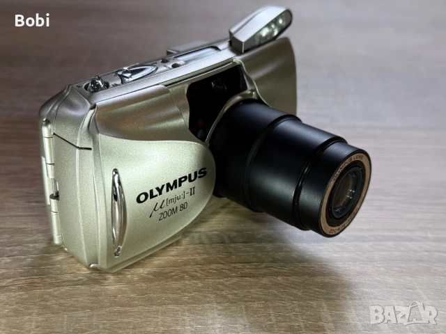 Olympus µ [mju:] II Zoom 80 – легендарен 35mm филмов фотоапарат, снимка 3 - Фотоапарати - 53242828