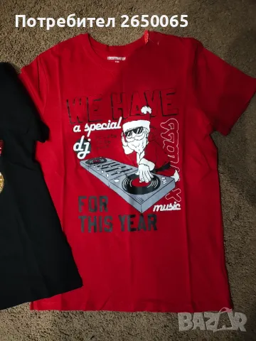 Ново! Коледна дамска пижама 💯% памук! S/M, снимка 2 - Пижами - 48068676