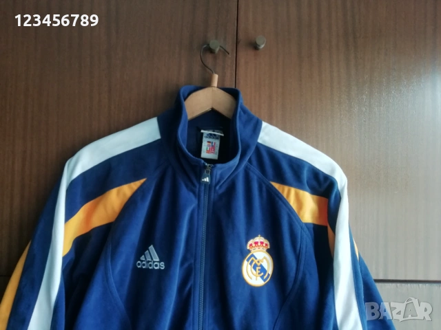 Real Madrid Adidas 1998/1999 vintage оригинален комплект анцуг Реал Мадрид горнище и долнище , снимка 6 - Спортни дрехи, екипи - 53176047
