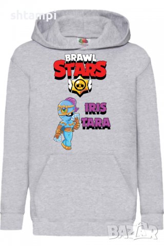 Детски Суитчър/Суитшърт Iris Tara,Brawl Stars,Игра,Подарък,Изненада,Забавление,Рожден Ден, снимка 1 - Детски анцузи и суичери - 38314483